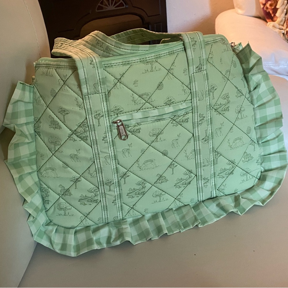 Daily Grind Planner Tote with matching case Woodland Print
